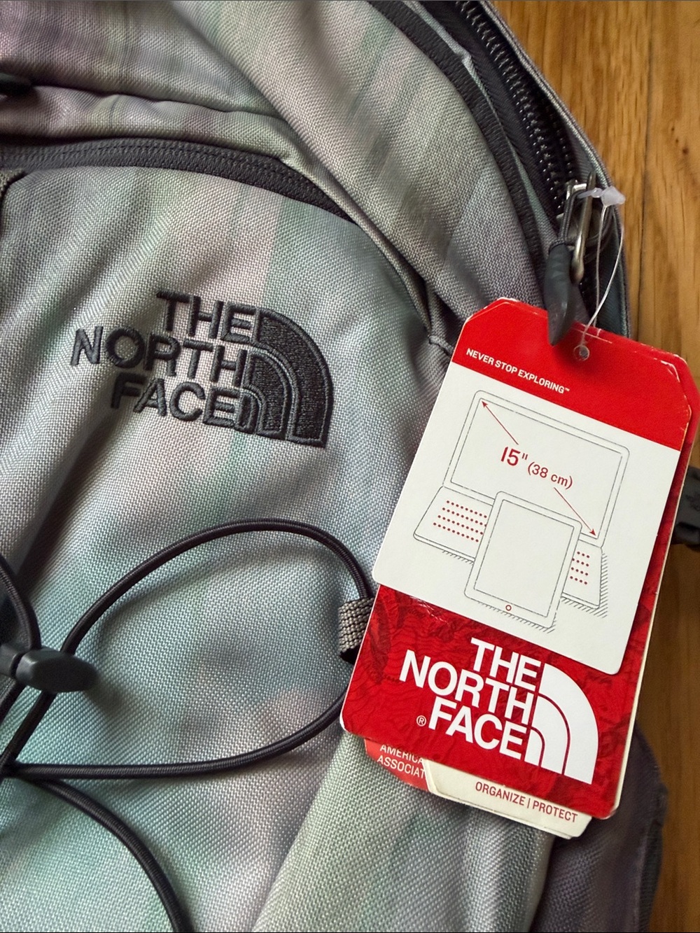 The North Face Women’s Borealis Backpack Lagoon Gray NWT - Picture 2 of 7